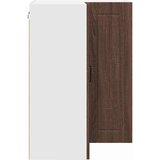 vidaXL zidni kuhinjski ormarić s policom smeđi hrast 57 x 57 x 80 cm | shoptok.hr