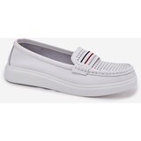 EVENTO Ladies Leather Moccasins White Dovema | Shoptok.si