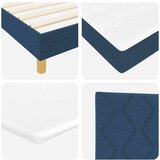  Boxspring - Krevet s oprugama s madracem Plava 200 x 200 cm tkanina | shoptok.hr