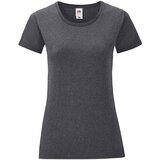 Fruit Of The Loom Iconic Grey Women's T-shirt in combed cotton | Shoptok.si