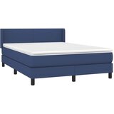  Krevet s oprugama i madracem plavi 140x200 cm od tkanine | shoptok.hr