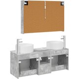  Set ormarića za kupaonicu 4 kom. Betonska siva | shoptok.hr