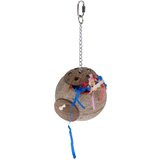 TIAKI igračka za grickanje i kljucanje od kokosa, za ptice - cca Ø 15 x V 30 cm | shoptok.hr