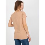 FANCY T-shirt-FA-TS-8406.82P-camel | Shoptok.si