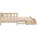  Dnevni krevet na razvlačenje s ladicama bez madraca 80x200 cm | shoptok.hr