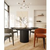 Bonami Selection Okrogla raztegljiva jedilna miza v hrastovem dekorju ø 115 cm Malaga – | Shoptok.si