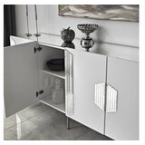 Hanah home dubai - white, silver whitesilver console | ePonuda.com