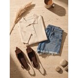 Sinsay Polo majica kratkih rukava s viskoznim vlaknima | shoptok.hr