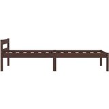  Za krevet od masivne borovine tamnosmeđi 100 x 200 cm | shoptok.hr