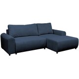 MID.YOU KOTNA SEDEŽNA GARNITURA, struktura temno modra | Shoptok.si