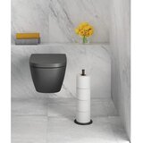 Metaltex Mat crni željezan držač za WC papir Lava – | shoptok.hr