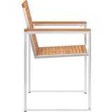  Vrtne stolice s jastucima 6 kom od masivne tikovine | shoptok.hr