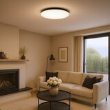  LED prigušiva stropna lampa SIENA LED/80W/230V 3000-6000K prečnik 75cm crna+DO | Eponuda.com