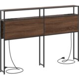  Skladiščni naslon s polico Rjavi hrast 140 cm Konstruiran les, (5000142343) | Shoptok.si