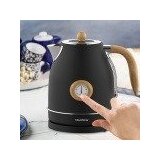 Klausberg KB-7907 retro kuhalo za vodu s termometrom 1,7 L, 2200 W &amp;ndash; crno Slike