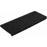  Samoljepljivi otirači za stepenice 15 kom 65x24,5x3,5 cm crni | shoptok.hr