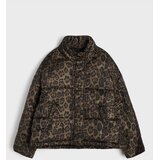 Sinsay Prošivena puffer jakna s leopard uzorkom Cijene