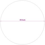  Četkana lopta Ø 37,5 cm Srebrna Nehrđajući čelik 201 | shoptok.hr