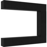 vidaXL Set TV kabineta od 5 dijelova, zidno montiran, crni hrast, konstruirano drvo | shoptok.hr