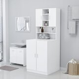 vidaXL omara za pralni stroj bela 71x71,5x91,5 cm Cene