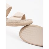 GOODIN Light beige women's Velcro sandals | Shoptok.si