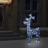  Ukrasni božićni sobovi s 90 LED žarulja 60x16x100 cm akrilni | shoptok.hr