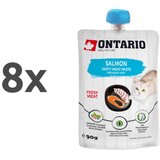 Ontario Cat pasta z lososom 8 x 90 g | Shoptok.si