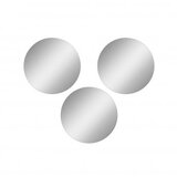 Hanah home ogledalo round triple diameter: 20 cm silver