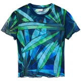 Desigual Majica mornarsko plava / azur / zelena / smaragdno zelena