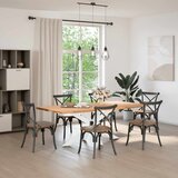 Noge blagovaonskog stola u obliku pauka, bijele, 150x78x(72-73) cm, čelik | shoptok.hr