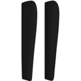  Uzglavlje s ušima crno 183x23x118/128 cm od tkanine | shoptok.hr
