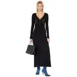 Diesel Dress - D-BORDY-LONG DRESS black