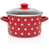 Metalac Lonac Red Dots duboka, 18cm 3l | shoptok.hr