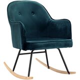 The Living Store Gugalni stol moder žamet - Gugalni Stol, (21420608) | Shoptok.si