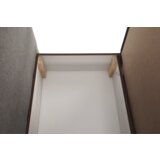 Kondela Raztegljiv naslanjač, sivo-rjava Taupe, KENET NEW | Shoptok.si