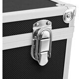 vidaXL Kovčeg za šminku 37 x 24 x 40 cm crni aluminijski | shoptok.hr