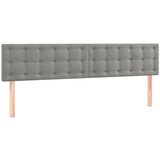  LED uzglavlje svjetlosivo 180x5x78/88 cm baršunasto | shoptok.hr