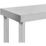 vidaXL Polica za radni stol s 2 razine 120x30x65 cm nehrđajući čelik | shoptok.hr