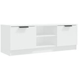 vidaXL TV omarica bela 102x35x36,5 cm inženirski les, (20601149) Cene