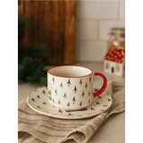 Sinsay Šalica i tanjurić s božićnim motivom | shoptok.hr