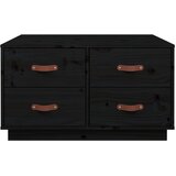  Stolić za kavu crni 80x80x45 cm od masivne borovine | Eponuda.ba