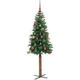 vidaXL Ožja jelka med 150 LED Zelena 150 cm PVC in trden bor | Shoptok.si
