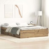 vidaXL Posteljni okvir brez vzmetnice artisian hrast 120x190 cm | Shoptok.si