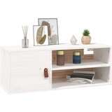  Stenska omarica bela 80x30x30 cm trdna borovina, (20740581) | Shoptok.si