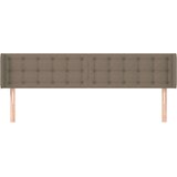  Uzglavlje s ušima smeđesivo 203x16x78/88 cm od tkanine | shoptok.hr