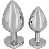 Igrače You2Toys - Diamond - 85g aluminijski analni dildo (srebrno-crveni) | shoptok.hr