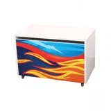 Kutija za igračke drvena 40x70x40cm Racing car
