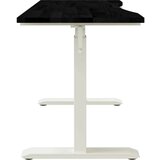  Stol Bijela i tamno smeđa 120 x 60 cm Čvrsto Hrastovo Drvo | shoptok.hr