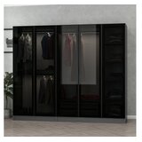 Hanah home Ormar Kale 225x210x52cm Crni | Eponuda.ba