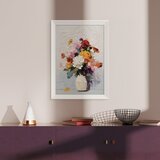 Styler Tiskana slika s okvirom 56x75 cm White Vase – | shoptok.hr